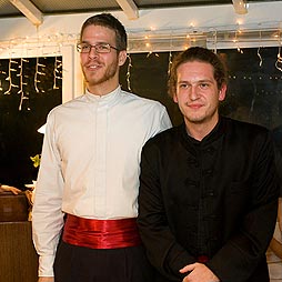 Mirko Jankov i Marko Mimica na jednom od prošlih koncerata u Salonu Očić, foto: www.croatianworldcalendar.com