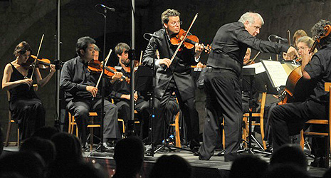 Julian Rachlin, Academy of St. Martin in the Fields i dirigent Leonard Slatkin na orvaranju Festivala Julian Rachlin i prijatelji, foto: Željko Tutnjević, www.rachlinandfriends.com