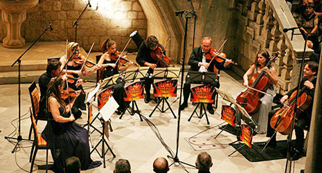 Završni koncert Festivala, violina i Krzysztof Penderecki, foto: Zoran Kusalo, www.rachlinandfriends.com