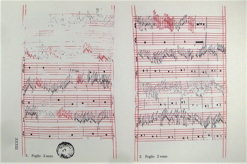 Primjerak Plamenčeve partiture iz <em>Codexa Faenza</em>