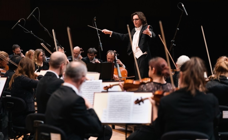 Zagrebačka filharmonija i maestro Dawid Runtz na koncertu u sklopu prvog Festivala Dora Pejačević u Koncertnoj dvorani Lisinski 2023. godine