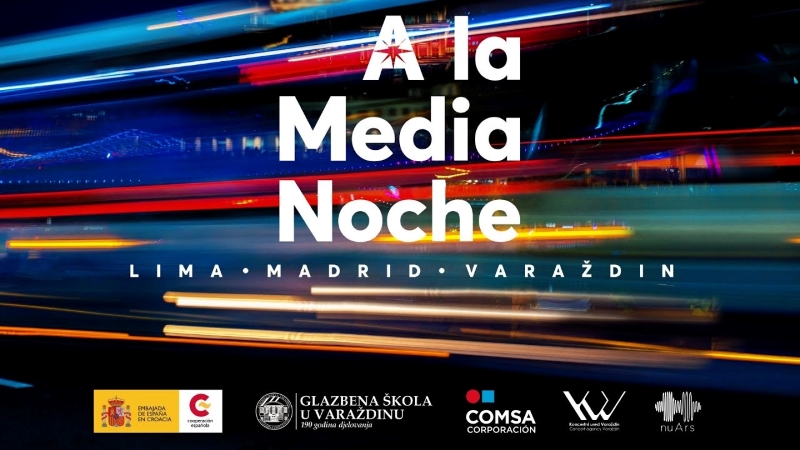 CD-album <em>A la Media Noche</em>, Veleposlanstvo Španjolske u Hrvatskoj, Glazbena škola u Varaždinu, prosinac, 2021.
