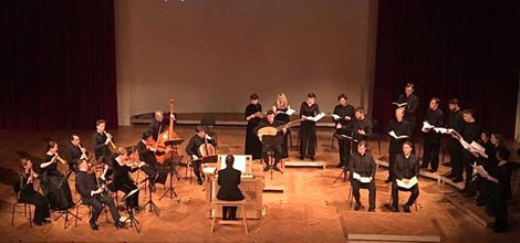 Ansambl Antiphonus, arhivska fotografija s koncerta u Mariboru 11. ožujka 2017., foto: facebook