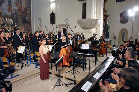 Dunja Bontek, Petra Kušan, Javor Bračić, Vladimir Kranjčević i Simfonijski orkestar Hrvatske radiotelevizije, foto: SGJ facebook