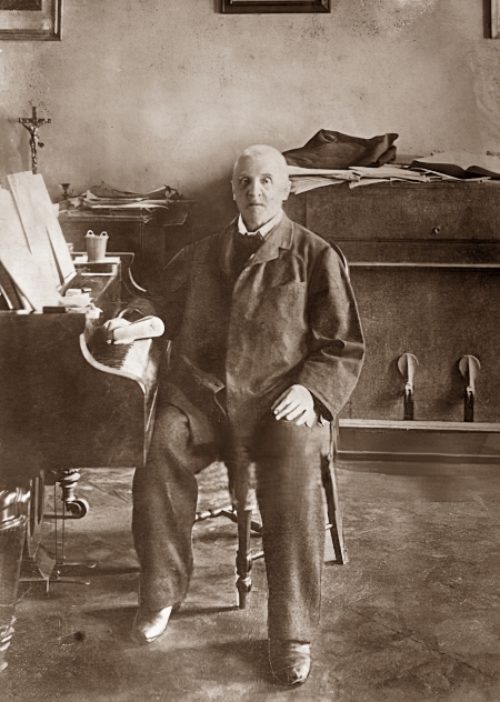 Anton Bruckner u svm domu 1892. godine