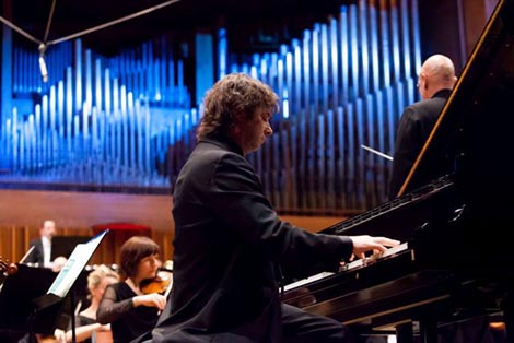 Fabio Bidini, Dennis Russell Davies i Zagrebačka filharmonija
