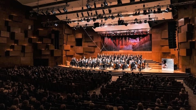 Zagrebačka filharmonija i maestro Dawid Runtz na koncertu u sklopu prvog Festivala Dora Pejačević u Koncertnoj dvorani Lisinski 2023. godine