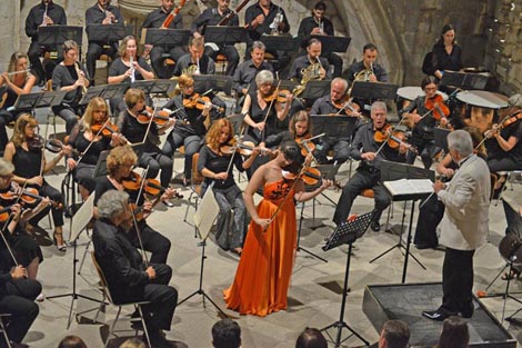 Dubrovački simfonijski orkestar, Christoph Campestrini i Đana Kahriman, foto: facebook