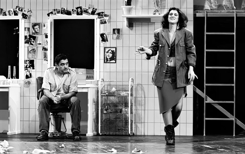 Rafael Rojas (Turiddu) i Dubravka Šeparović-Mušović (Santuzza), Pietro Mascagni <em>Cavalleria Rusticana</em>, Saarländisches Staatstheater Saarbrücken, 2009.