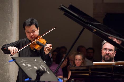 Ning Feng, violina, Thomas Hoppe, klavir, foto: www.dubrovnik-festival.hr