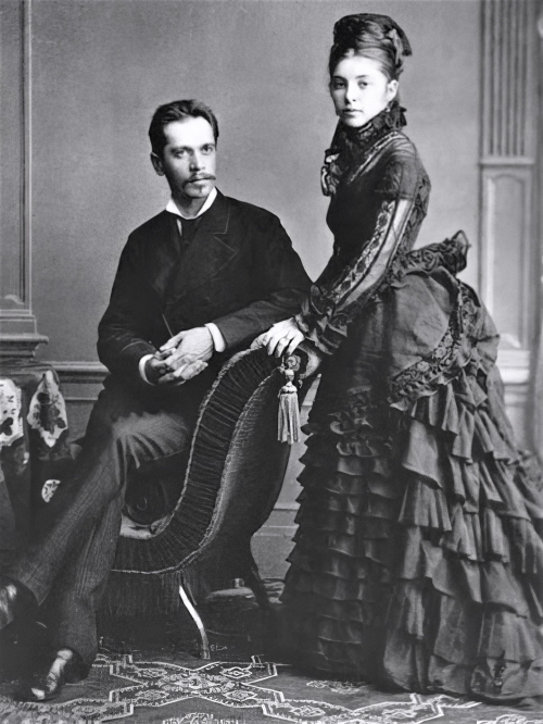 Fjodor Ignjatievič Stravinski (pjevač, bas) i Anna Kirillovna (pijanistica i pjevačica) - roditelji Igora Stravinskog