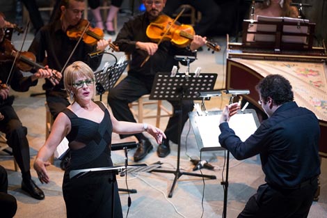 Gemma Bertagnolli, Concerto de Cavalieri i dirigent Marcello Di Lisa, foto: www.dubrovnik-festival.hr