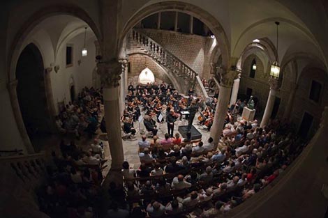 Giovanni Angeleri, Thomas Rösner i Dubrovački simfonijski orkestar, foto: Facebook