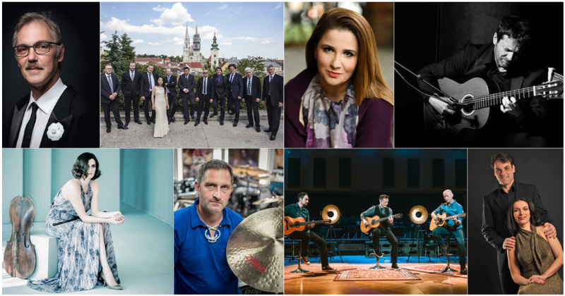 Izvođači koncerta <em>Glazba glasnija od potresa</em>, HGZ, 22. ožujka 2021.