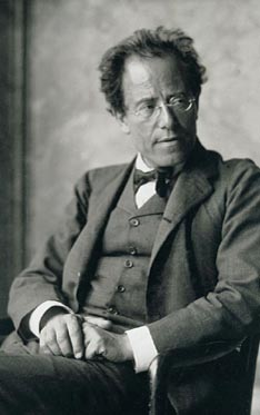 Gustav Mahler, foto: Moritz Nähr, 1907.
