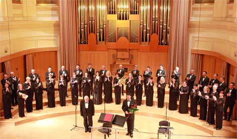 Vladimir Kranjčević, Janko Volčanšek i Zbor Slovenske filharmonije, foto: Zdenka Weber