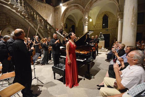 Dubrovački simfonijski orkestar, Stefan Sanderling i Martina Filjak