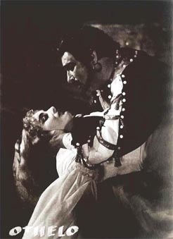Mirka Klarić (Desdemona) i Josip Gostič (Otello), Giuseppe Verdi, Otello, Dubrovačke ljetne igre, 1957.