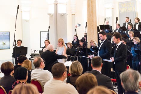 Dragan Despot, Monike Cerovčec, Vladimir Kranjčević, Martina Gojčeta Silić, Domagoj Dorotić, Marko Mimica i Zbor Hrvatske radiotelevizije, foto: Dinko Bažulić
