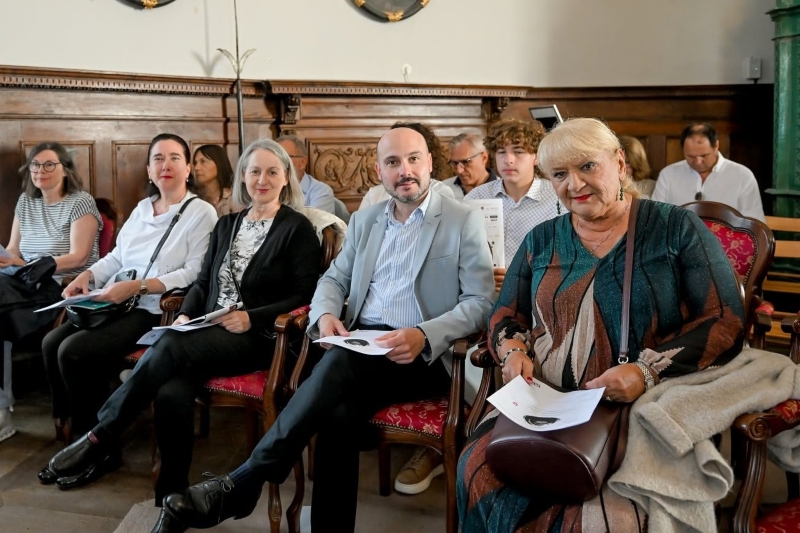 Davor Matačić, ravnatelj Glazbene škole Varaždin i dr. sc. Zdenka Weber, muzikologinja
