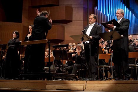 Valentina Fijačko, Kristina Kolar, Dietmar Kerschbaum i Ivica Šarić na Korizmenom koncertu Zagrebačke filharmonije pod ravnanjem Uroša Lajovica