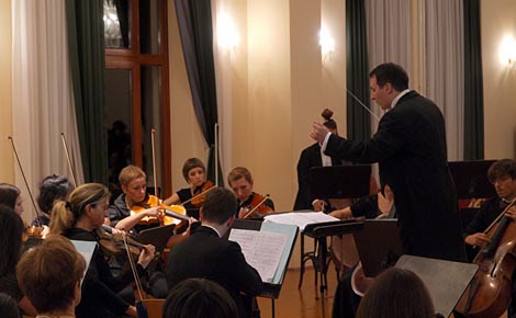Zadarski komorni orkestar, dir. Ivan Repušić, foto: Vedran Penga
