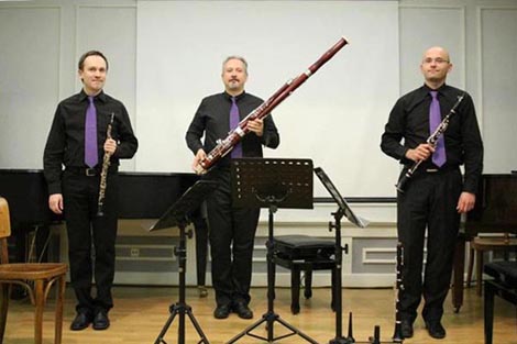 Zagrebački puhački trio, arhivska fotografija, foto: www.oljajelaska.com