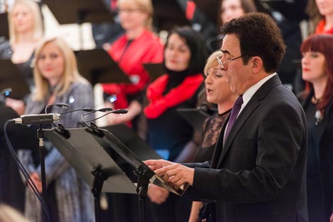 Miroslav Živković, Ivana Garaj Korpar, Zbor HRT-a, foto: Dinko Bažulić