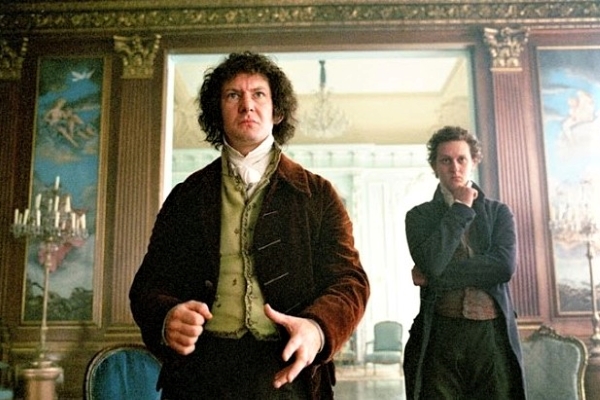 Ian Hart kao Beethoven i Leo Bill kao Ferdinand Ries u vrijeme prvih izvedbi <em>Eroice</em>, TV-film <em>Eroica</em>, BBC, 2003.