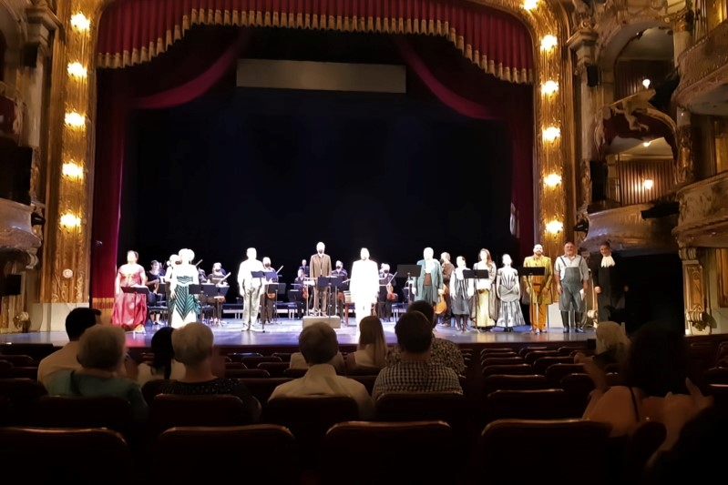 Koncertna izvedba Mozartove opere <em>Figarov pir</em>, solisti, Zbor i Orkestar Opere HNK u Zagrebu, 26. lipnja 2021.